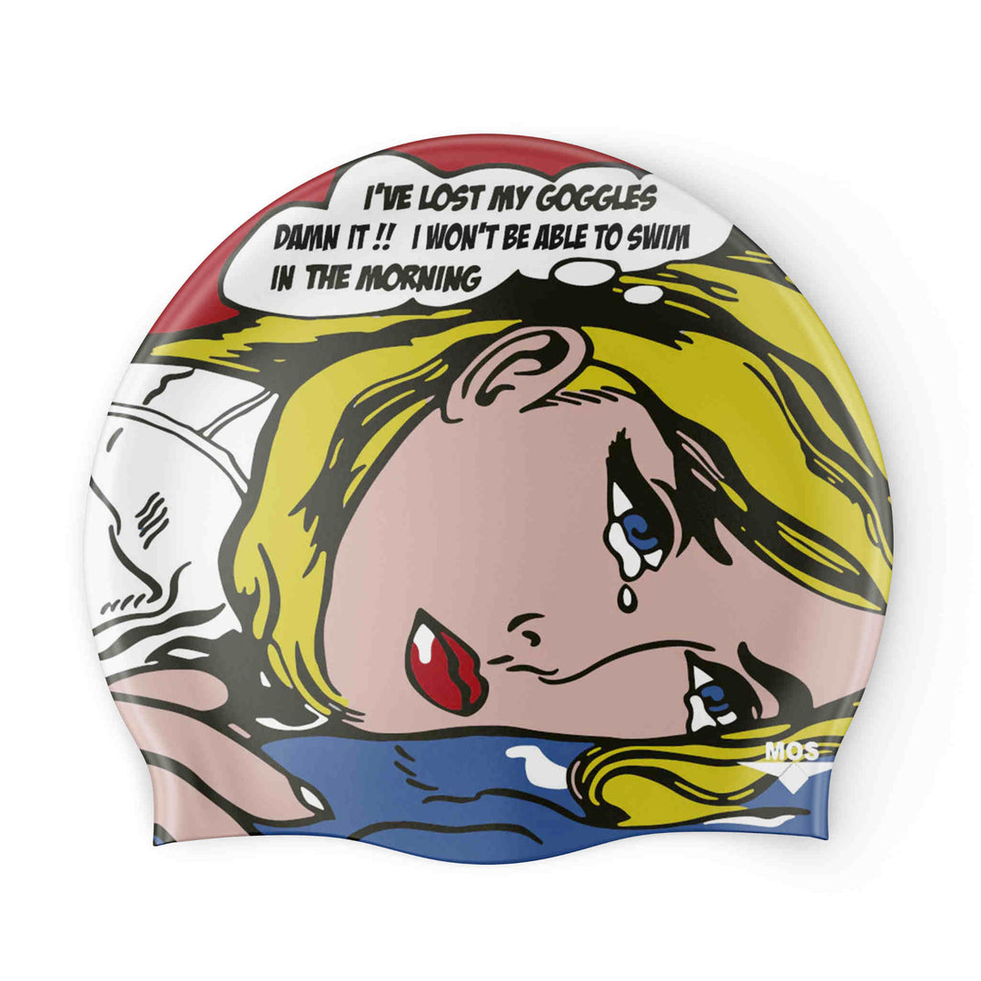 Comic Art-Swimming Cap