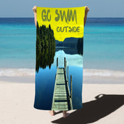 Go Swim Outside Microfiber Swimming towel