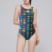 Space Invaders X Back Training Suit