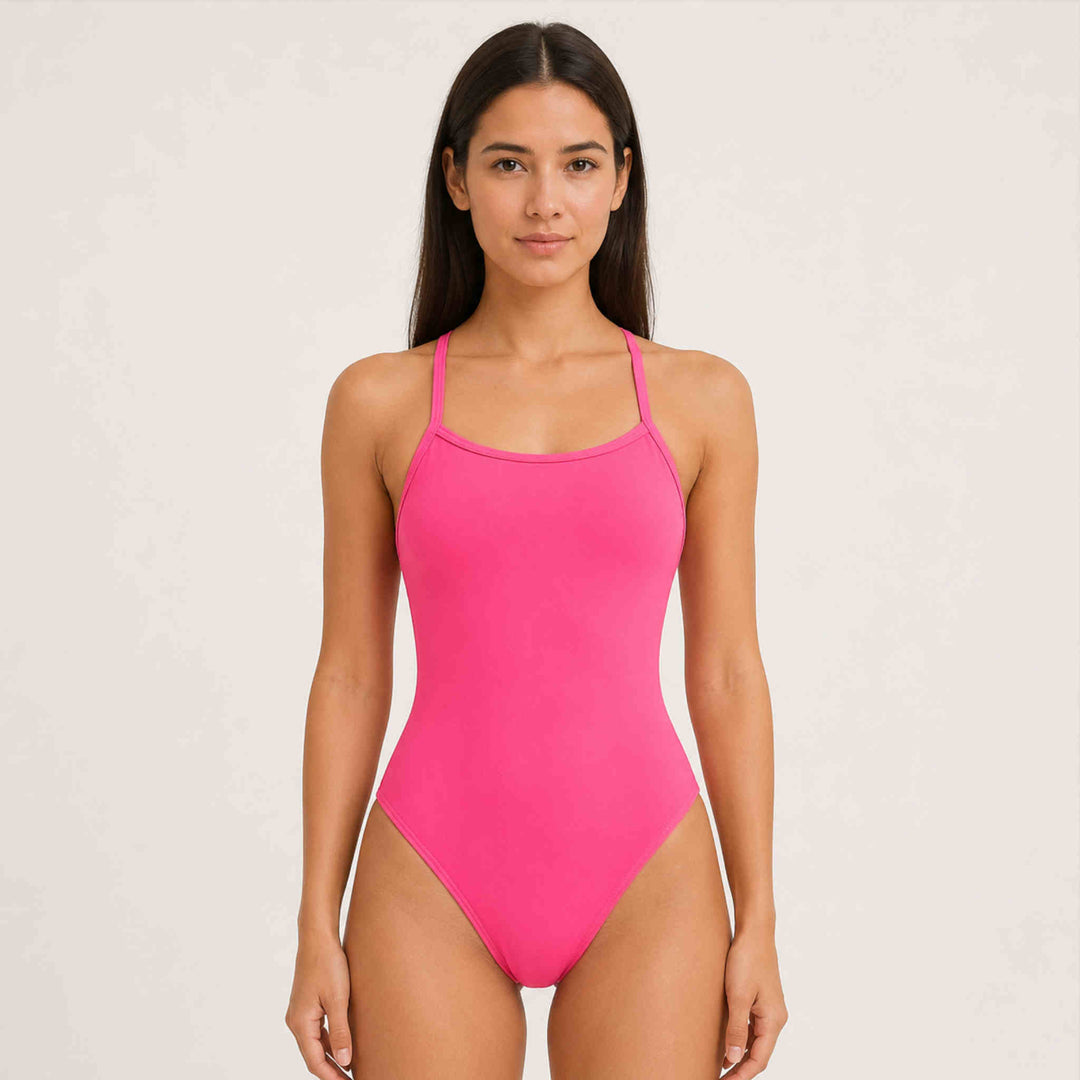 Aero back One Piece - Neon Pink