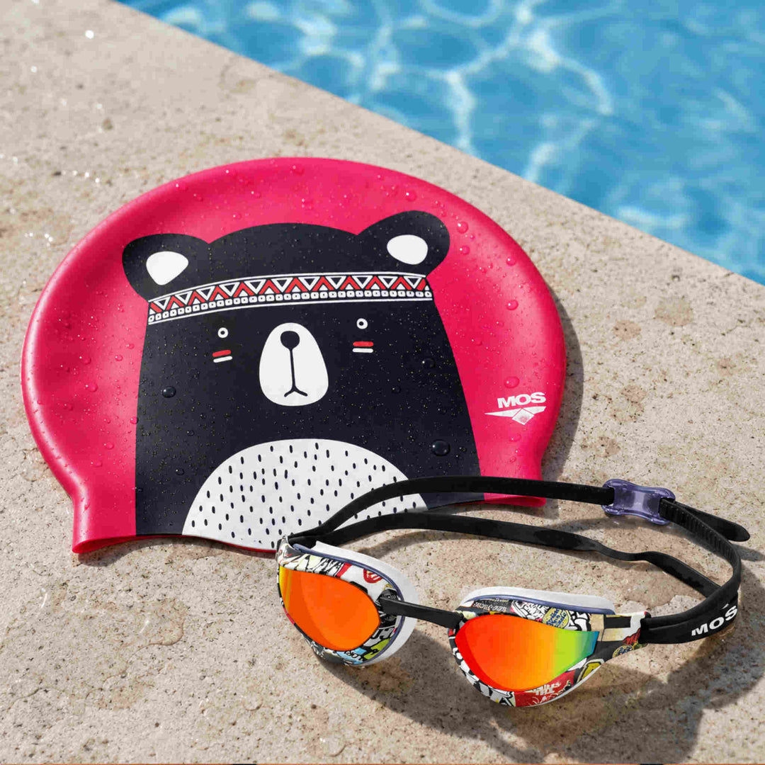 Bear -Swimming Cap