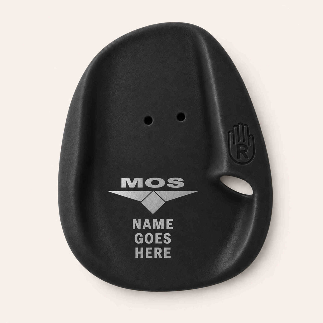 MOS Agility Paddles - Black Medium Personalised with name