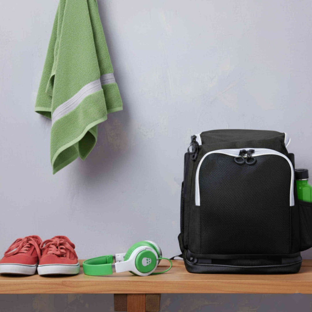 Ministry Of Swimming MX40L Team Master Backpack - Black -White Swim Bag