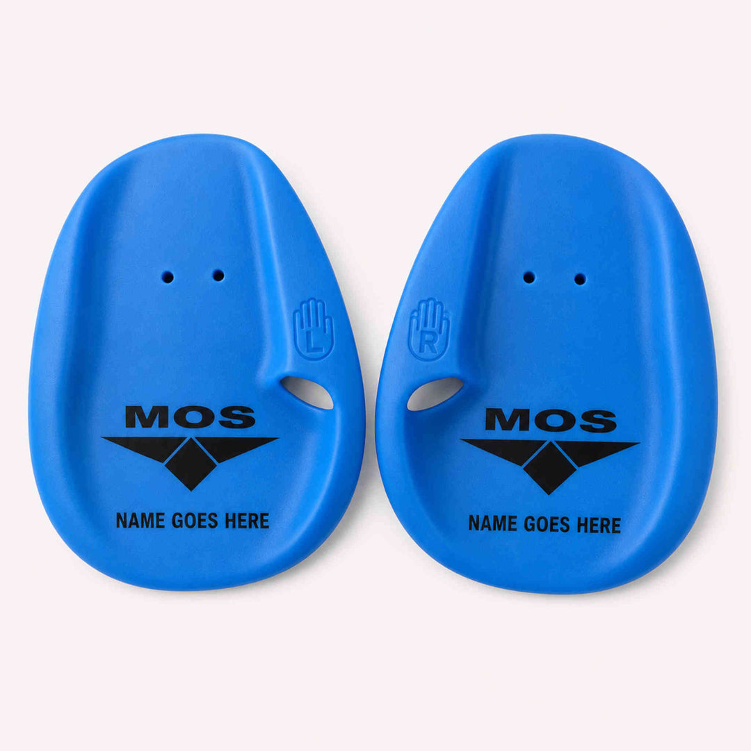 MOS Agility Paddles - Blue Medium Personalised with name