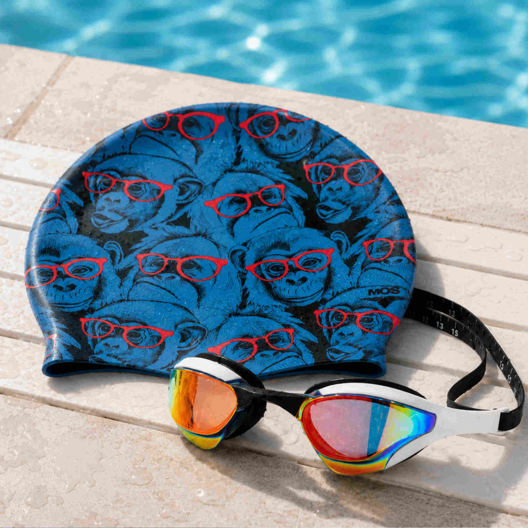 Monkey Friends -Swimming Cap