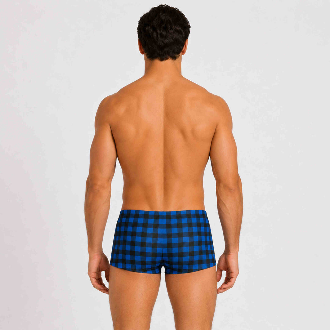 SpeedyTrunks Blue Plaid Training