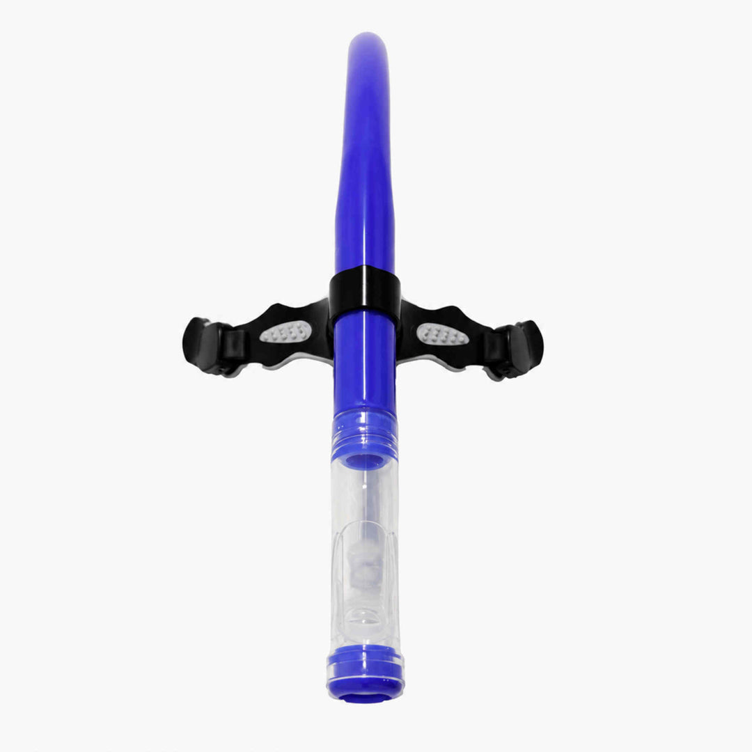 MOS Freestyle Front Snorkel Blue – Personalised Swim Training Snorkel