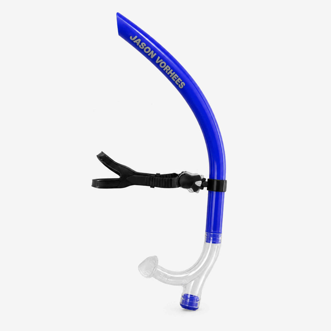 MOS Freestyle Front Snorkel Blue – Personalised Swim Training Snorkel