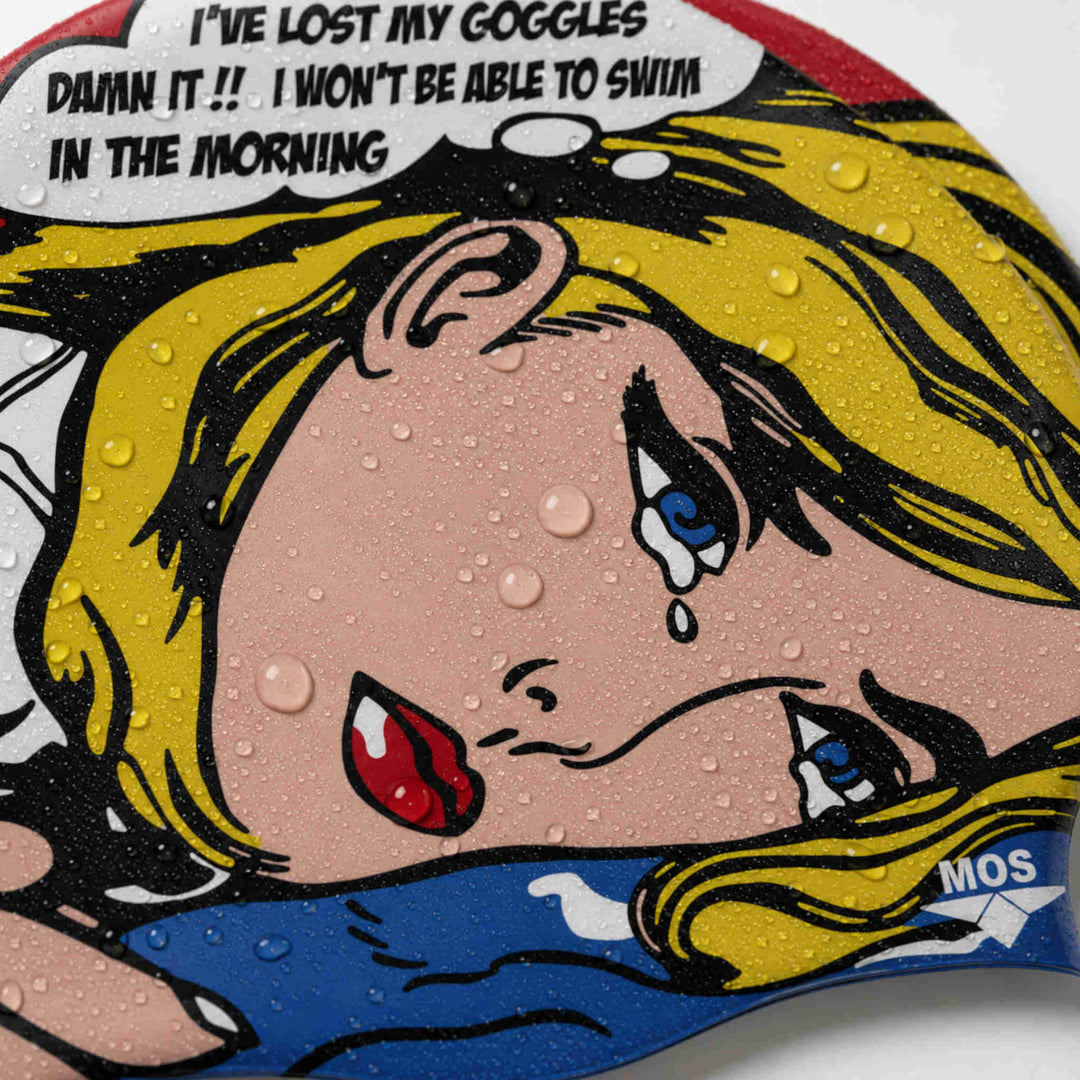 Comic Art-Swimming Cap
