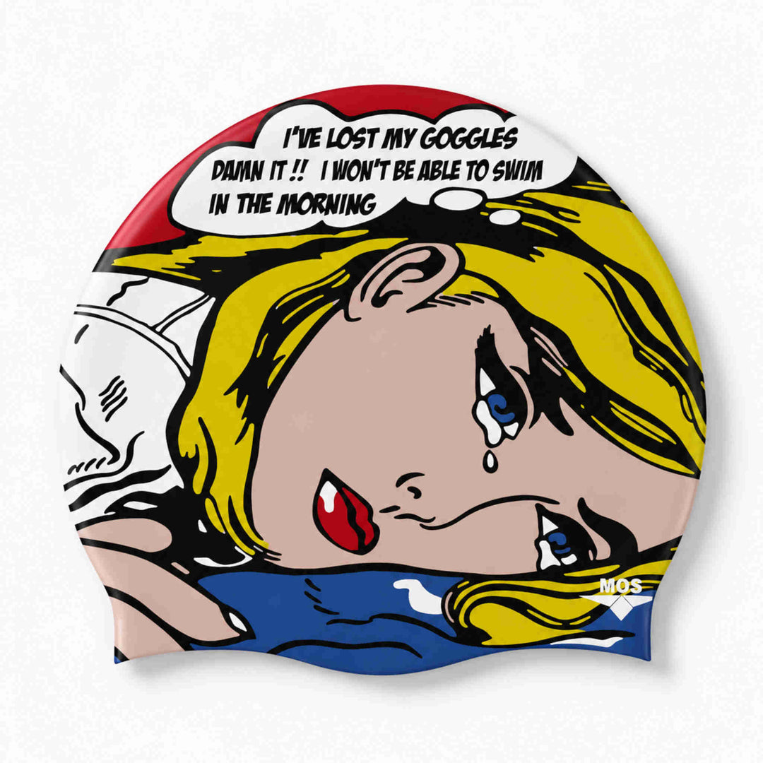 Comic Art-Swimming Cap