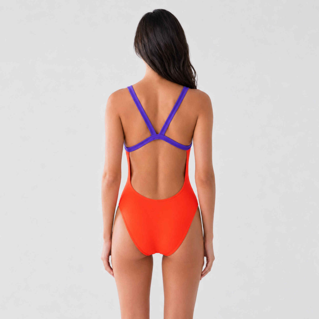 One piece Racer back Citrus Pop