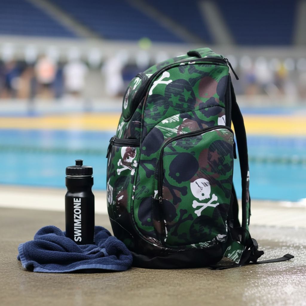 Ministry of Swimming MX 30L Sprint Backpack - Skulls Camouflage