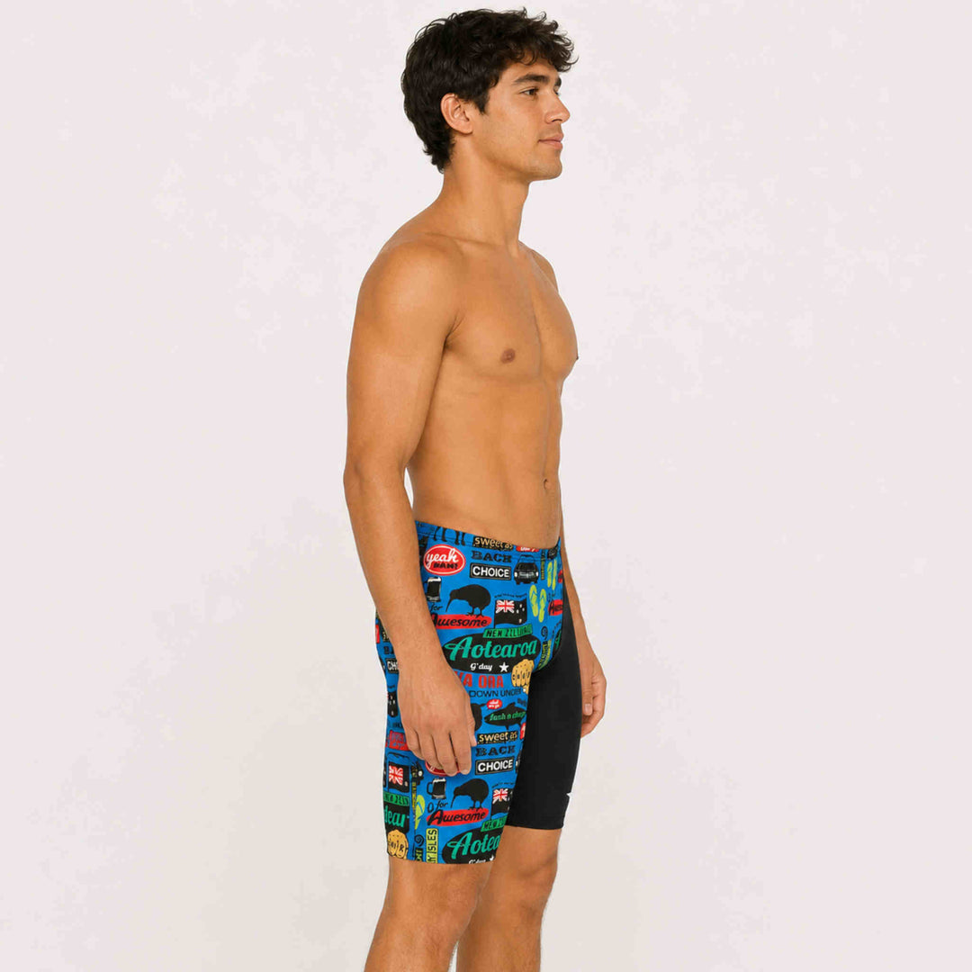 Kiwiana Blue Training Jammers