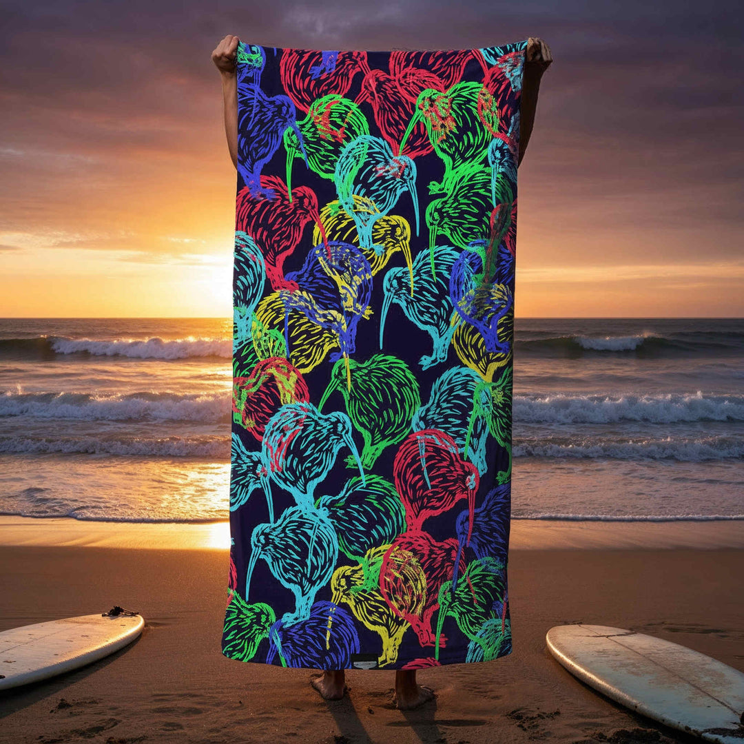 Kiwi Microfiber Swimming towel