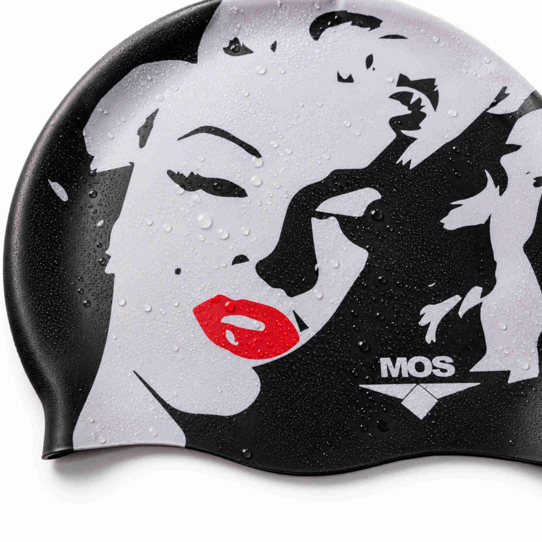 Marilyn Monroe Pop Art-Swimming Cap