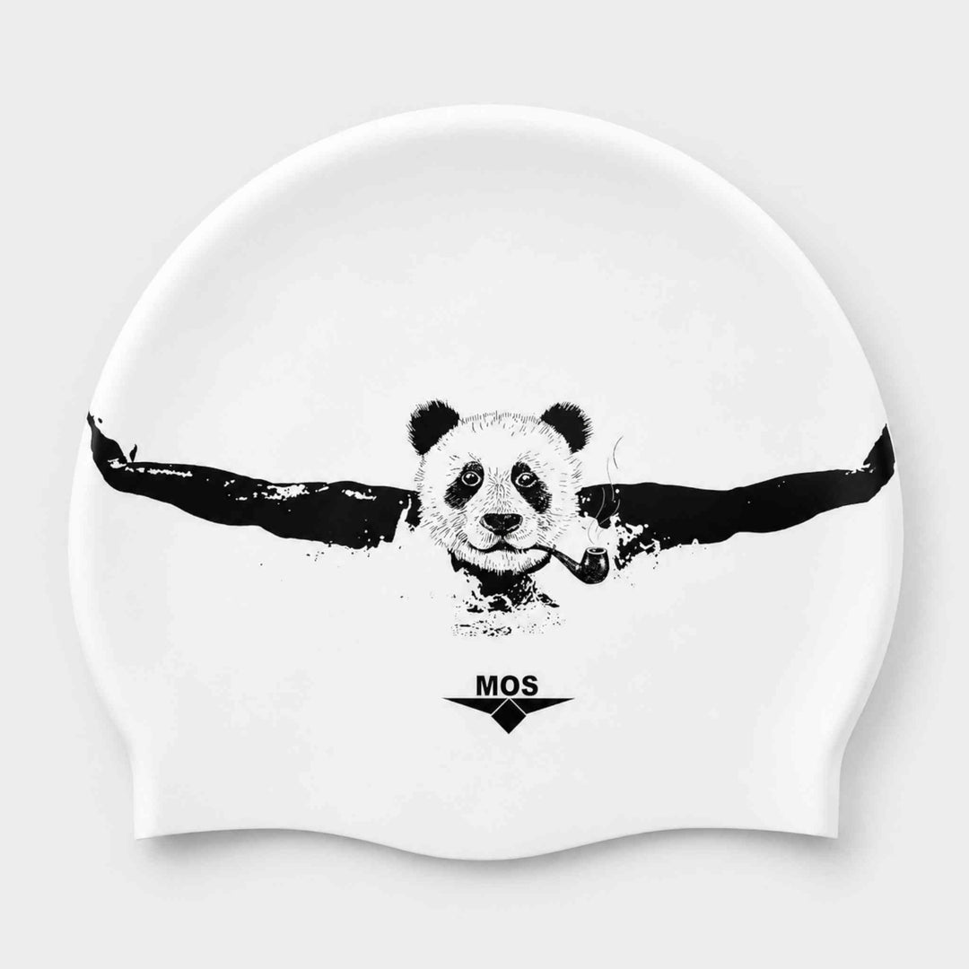 Butterfly Panda-Swimming Cap