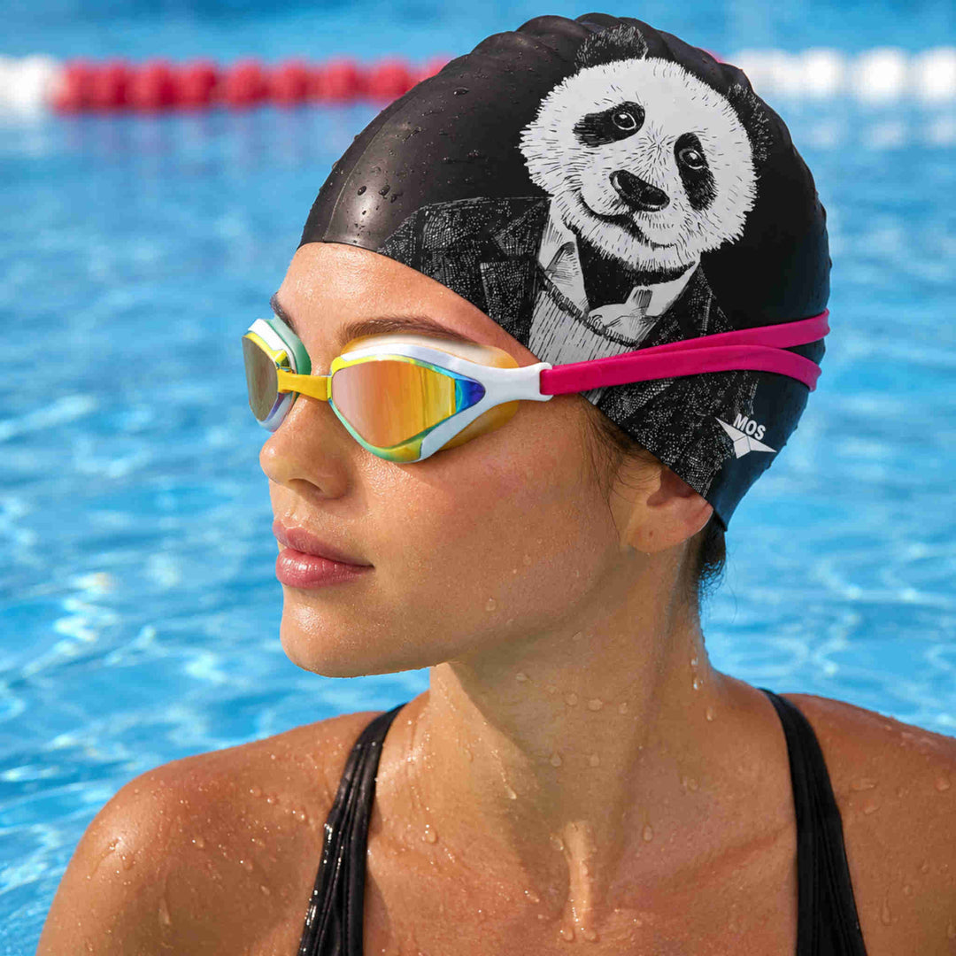 Panda Cap-Swimming Cap