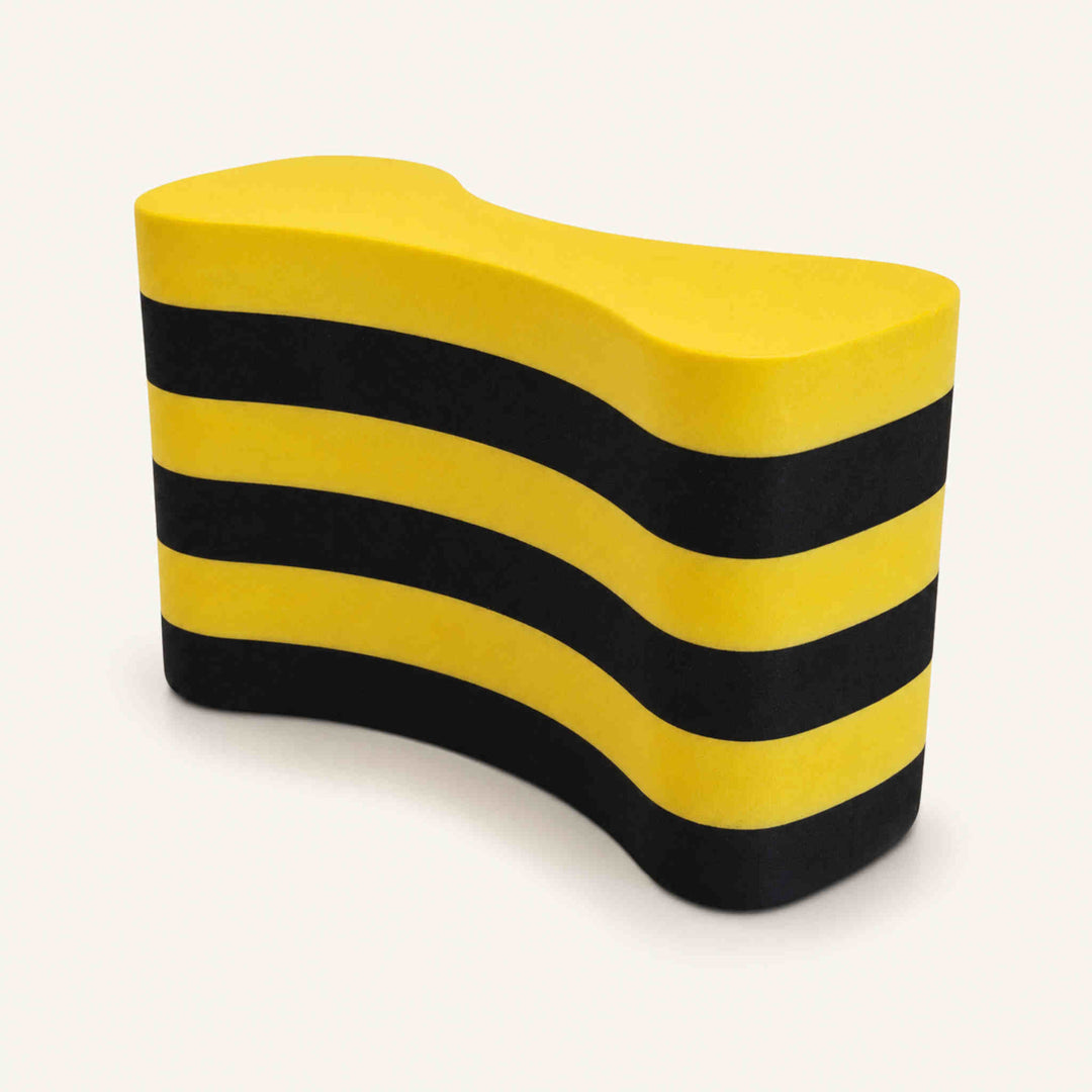 Ministry Of Swimming Mid Size Pull Buoy - Black/Yellow.