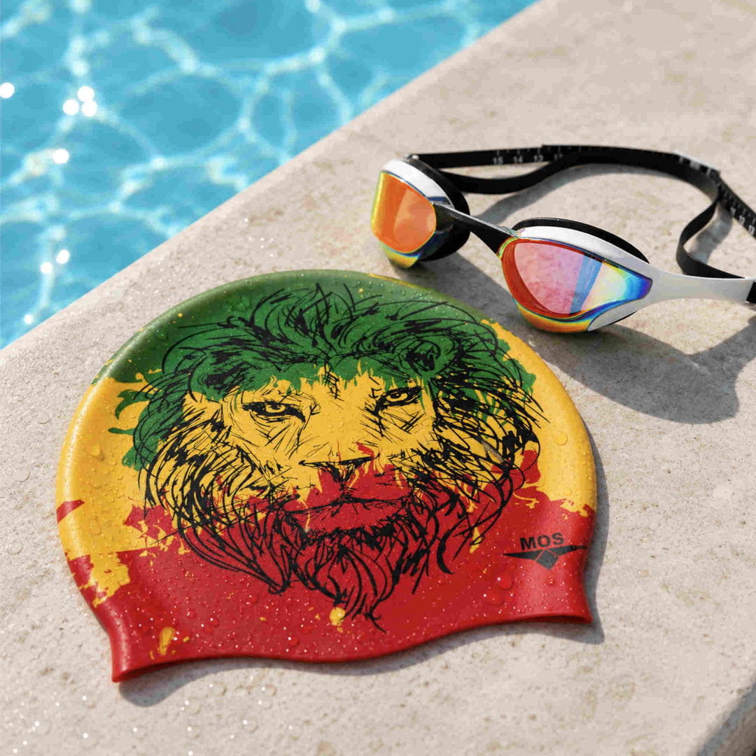 Lion -Swimming Cap