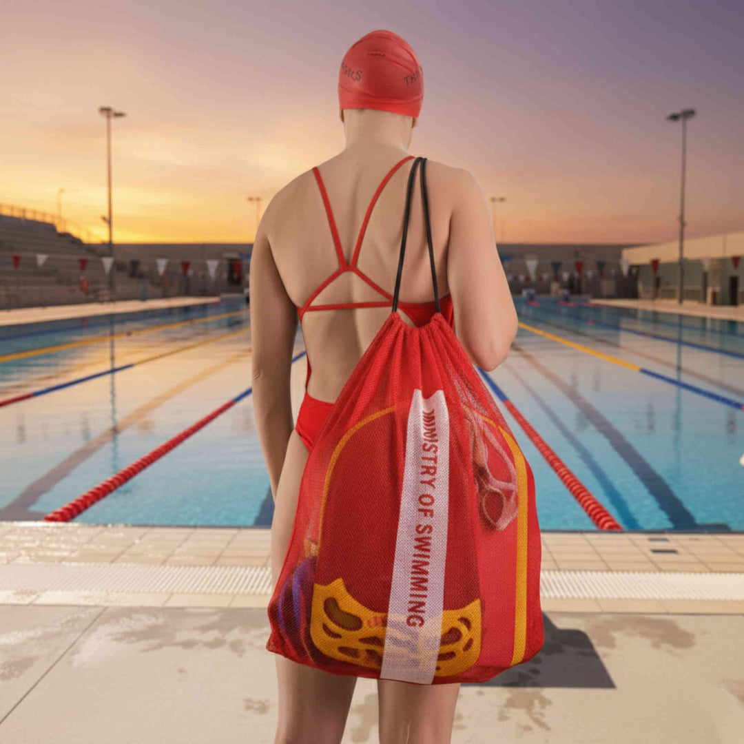 Swimming Gear Bag-Red