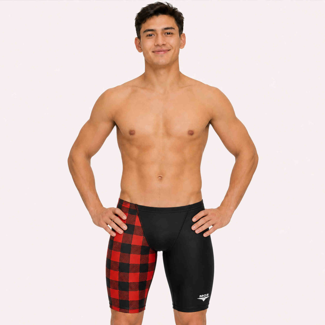 Red Plaid Training Jammers