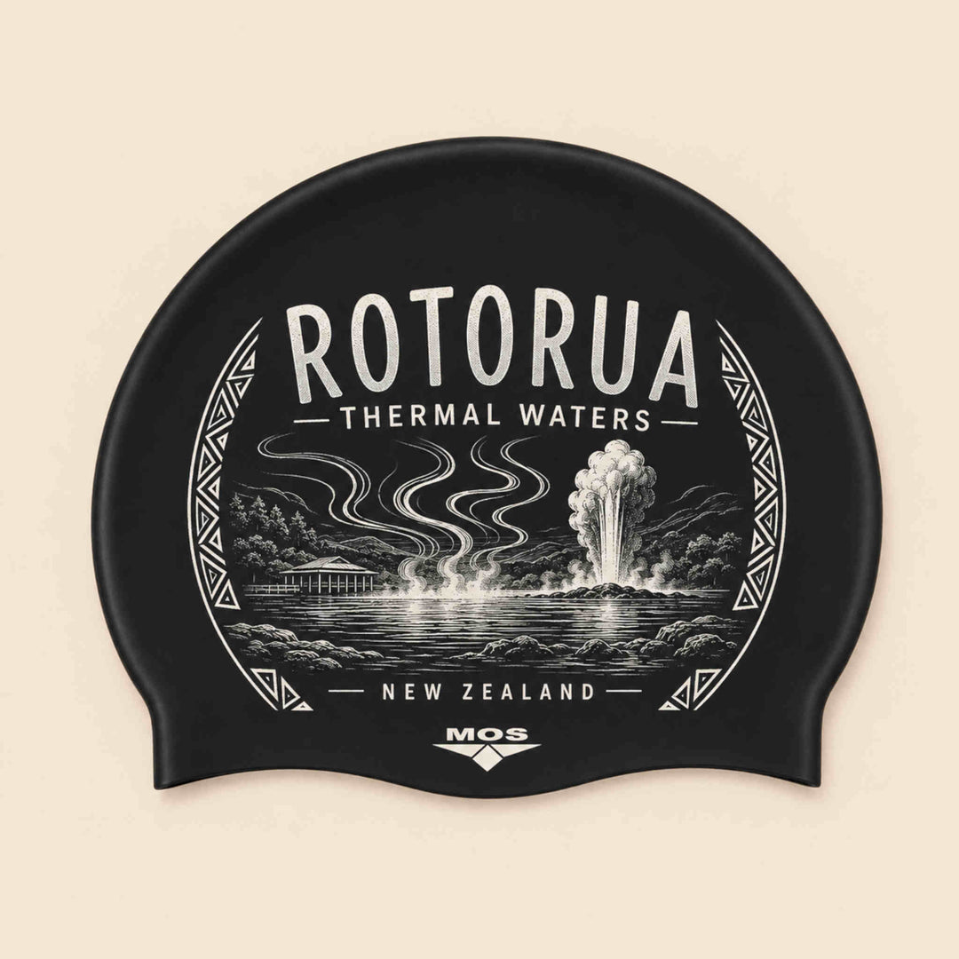 Rotorua – Thermal Waters Swim Cap- Limited Run NZ Series — Made to Order