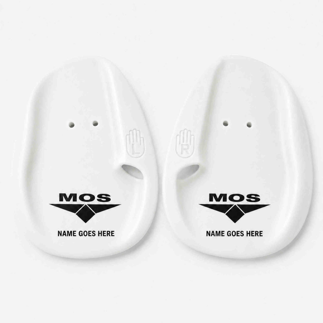 MOS Agility Paddles - White Medium Personalised with name