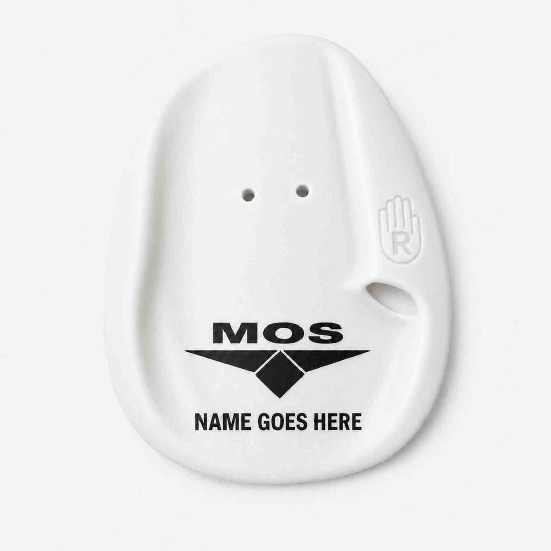 MOS Agility Paddles - White Medium Personalised with name