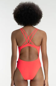 Bubble Pop One piece Double strap- Cherry Red Arrives 10th December