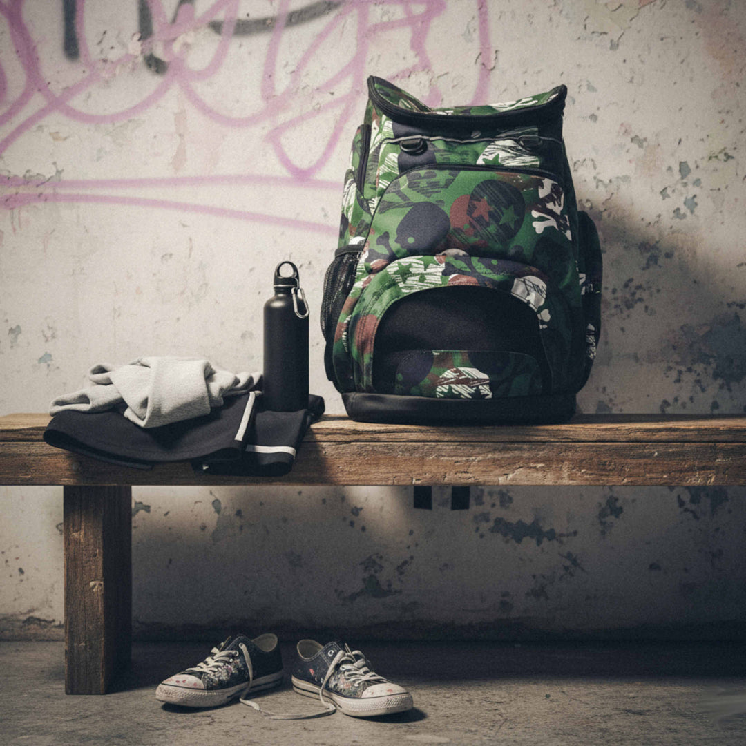 Ministry of Swimming MX 30L Sprint Backpack - Skulls Camouflage