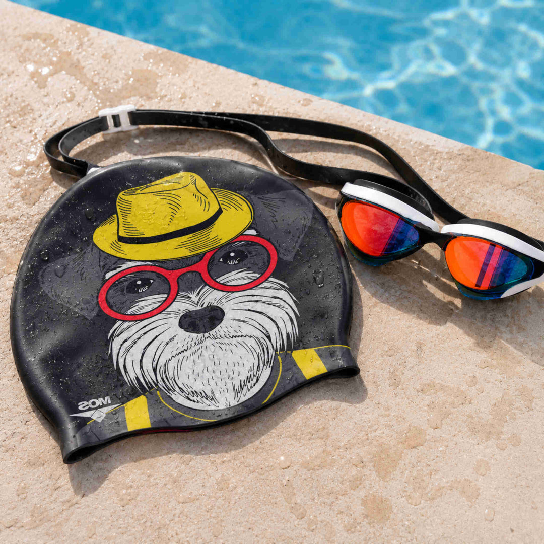 Cool Dog-Swimming Cap