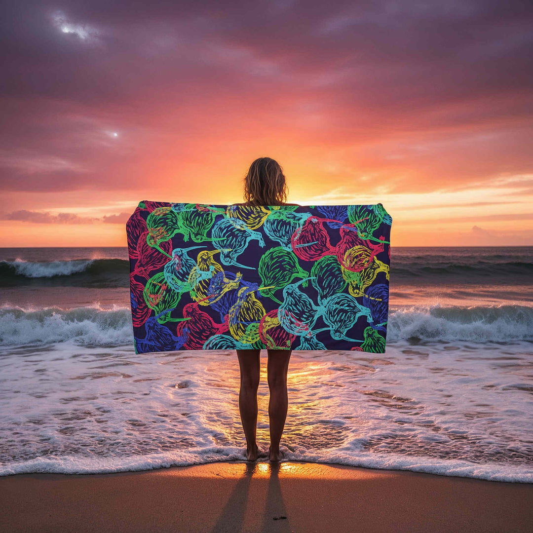 Kiwi Microfiber Swimming towel