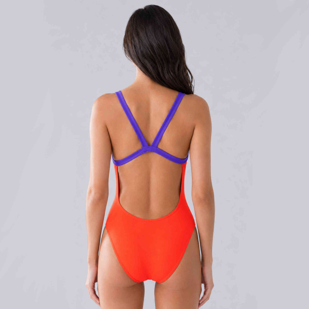 One piece Racer back Citrus Pop