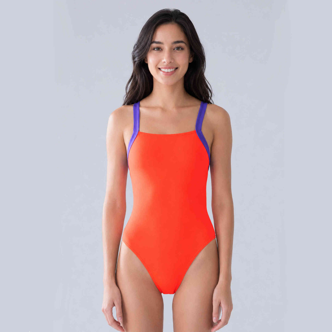 One piece Racer back Citrus Pop