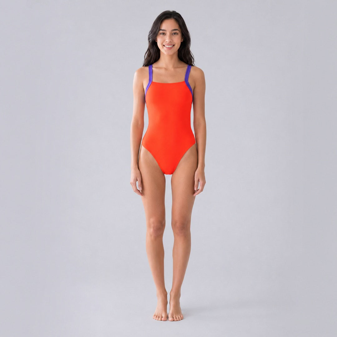 One piece Racer back Citrus Pop