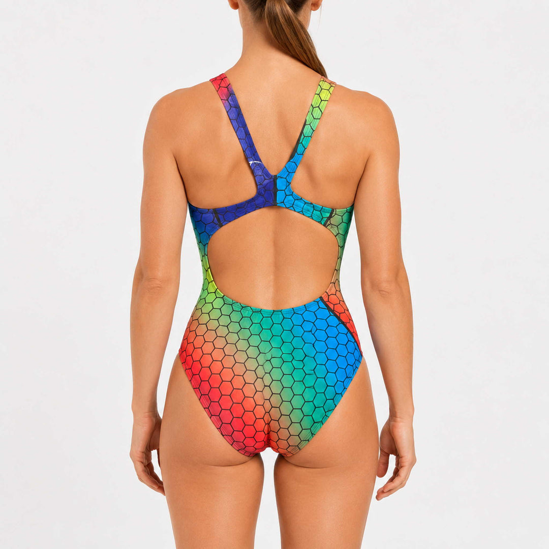 Radiant Honeycomb Women’s X-Back Training Swimsuit