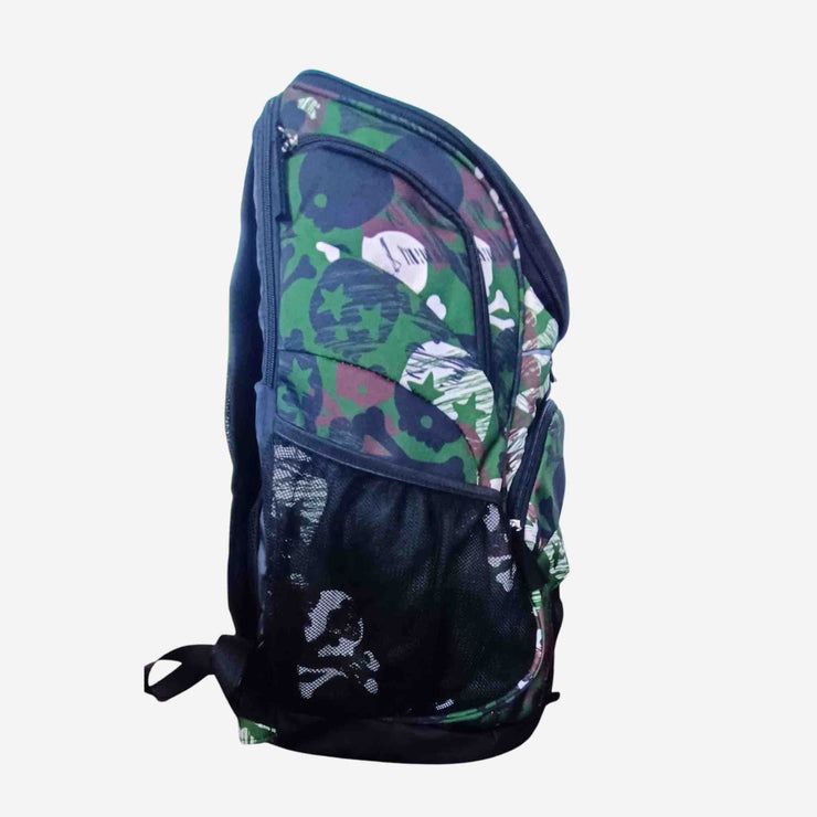 "Ministry of Swimming MX30L Sprint Backpack featuring side pockets for water bottles and other accessories"