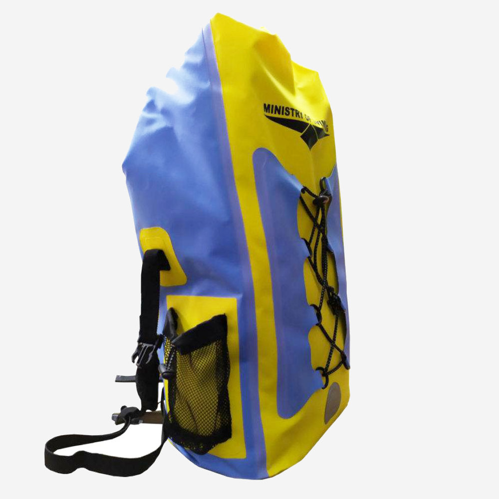 Waterproof Dry bag backpack (Yellow Blue)