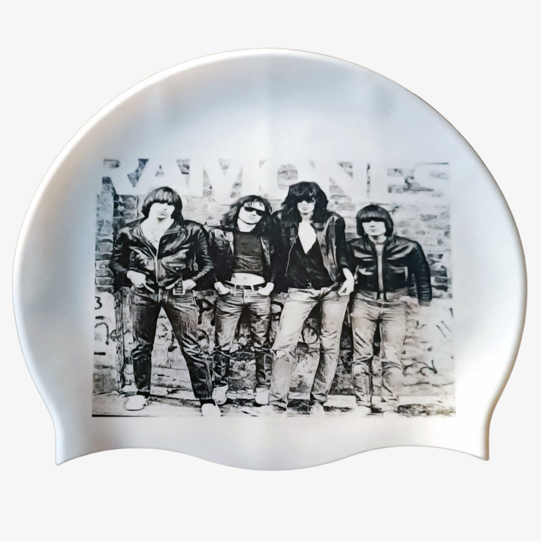 Ramones Fan Art -Swimming Cap