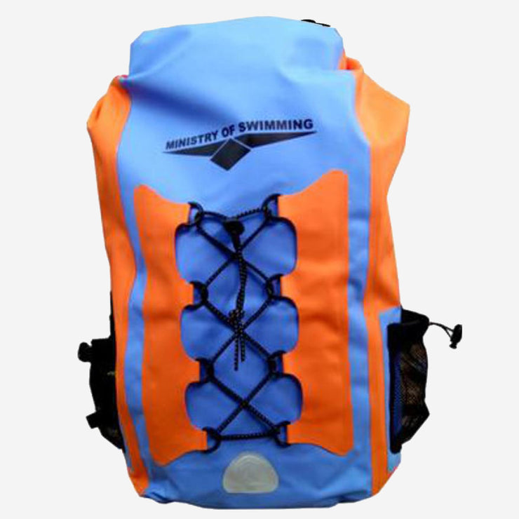 Waterproof Dry bag backpack (Orange Blue)