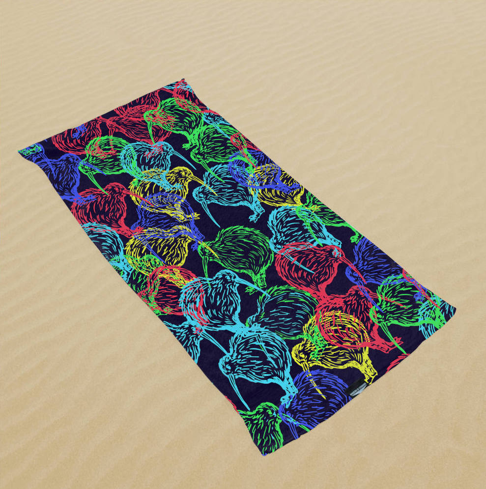 Kiwi Microfiber Swimming towel