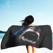 Shark Open Water Microfiber Swimming towel