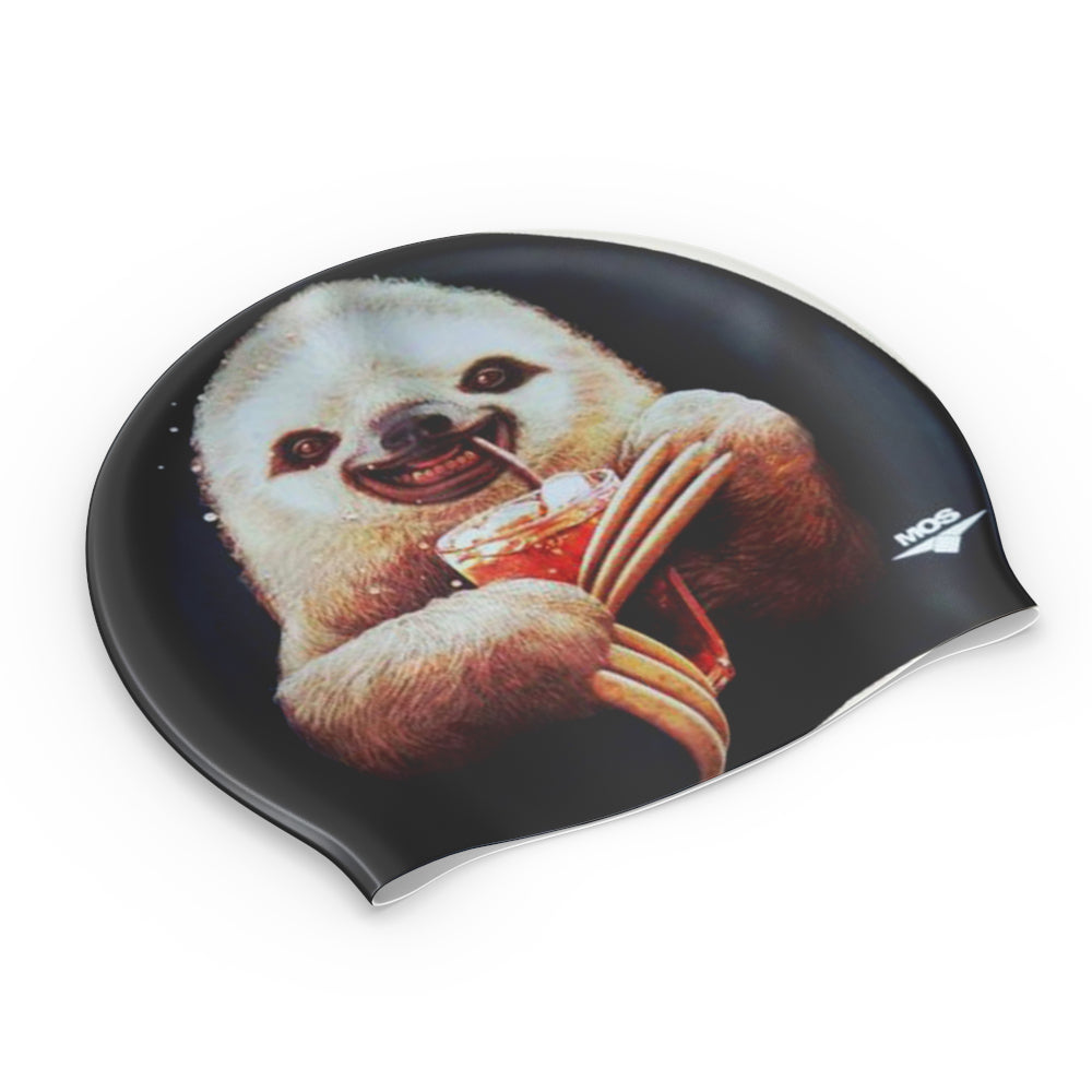 Sloth-Swimming Cap